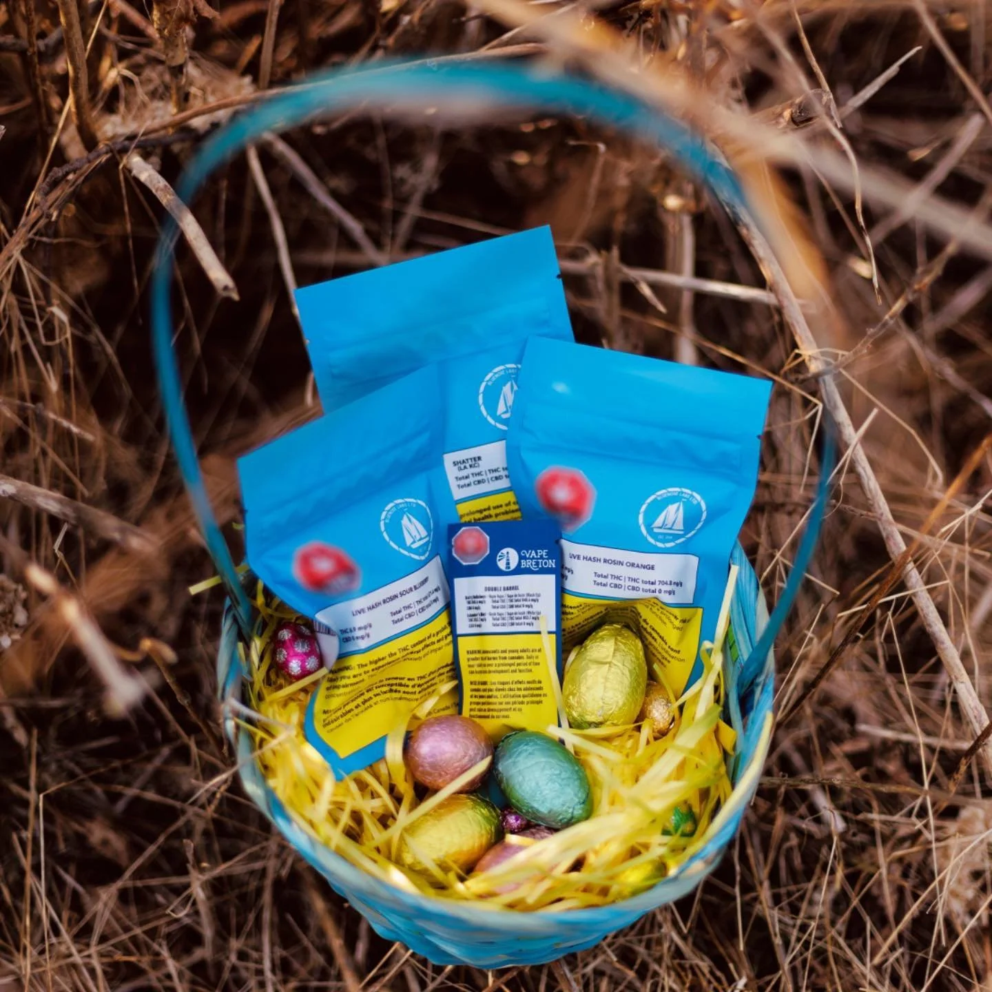 Add these exciting new products to your Easter Basket! 

- Sour Blueberry Live Hash Rosin
- Orange Live Hash Rosin
- LA Kush Cake Shatter 
- Double Barrel (This popular combo includes Berry Delicious &amp; Islander&rsquo;s Mint!)

#nslc #novascotia #