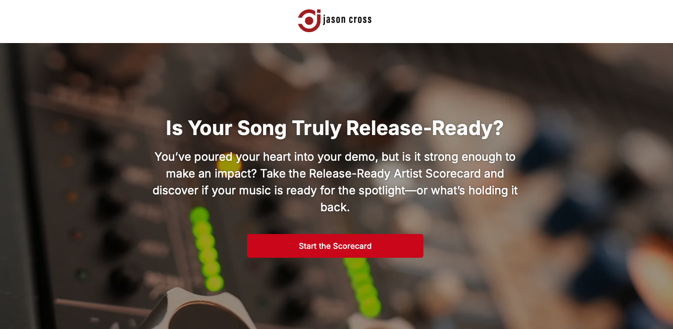Click here for a free assessment of your song
