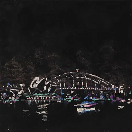 Sydney Waters 2015 // Nail Polish and Lipstick on Canvas 