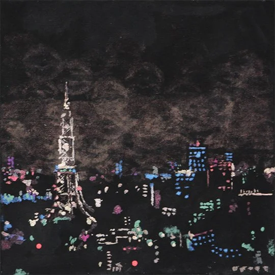 Paris Boulevards 2015 // Nail Polish and Lipstick on Canvas