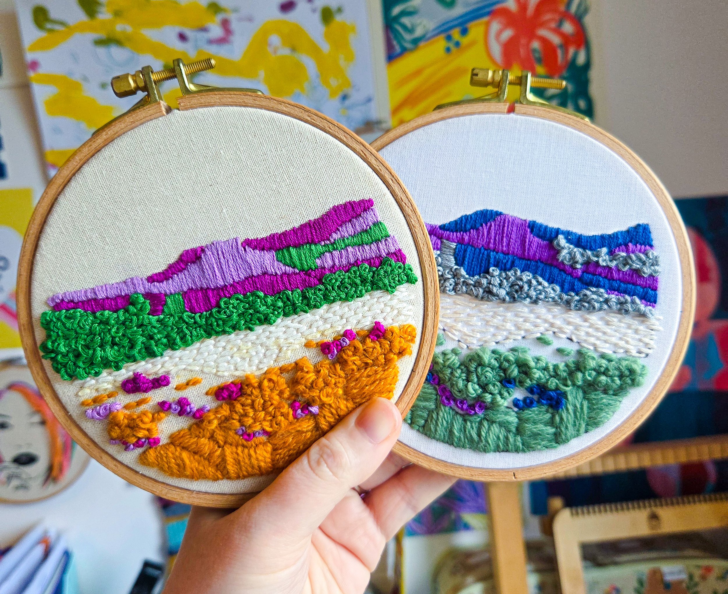 The perfect kit for the absolute beginners to embroidery