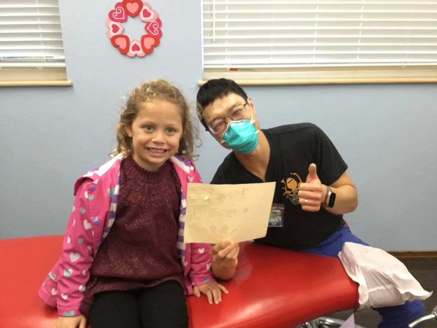Dr. Nick had a very special visitor yesterday! one of our talented patients brought in a beautiful drawing she made just for him. In exchange for her amazing artwork and creativity, Dr. Nick made sure she went home with a very special prize! We love 