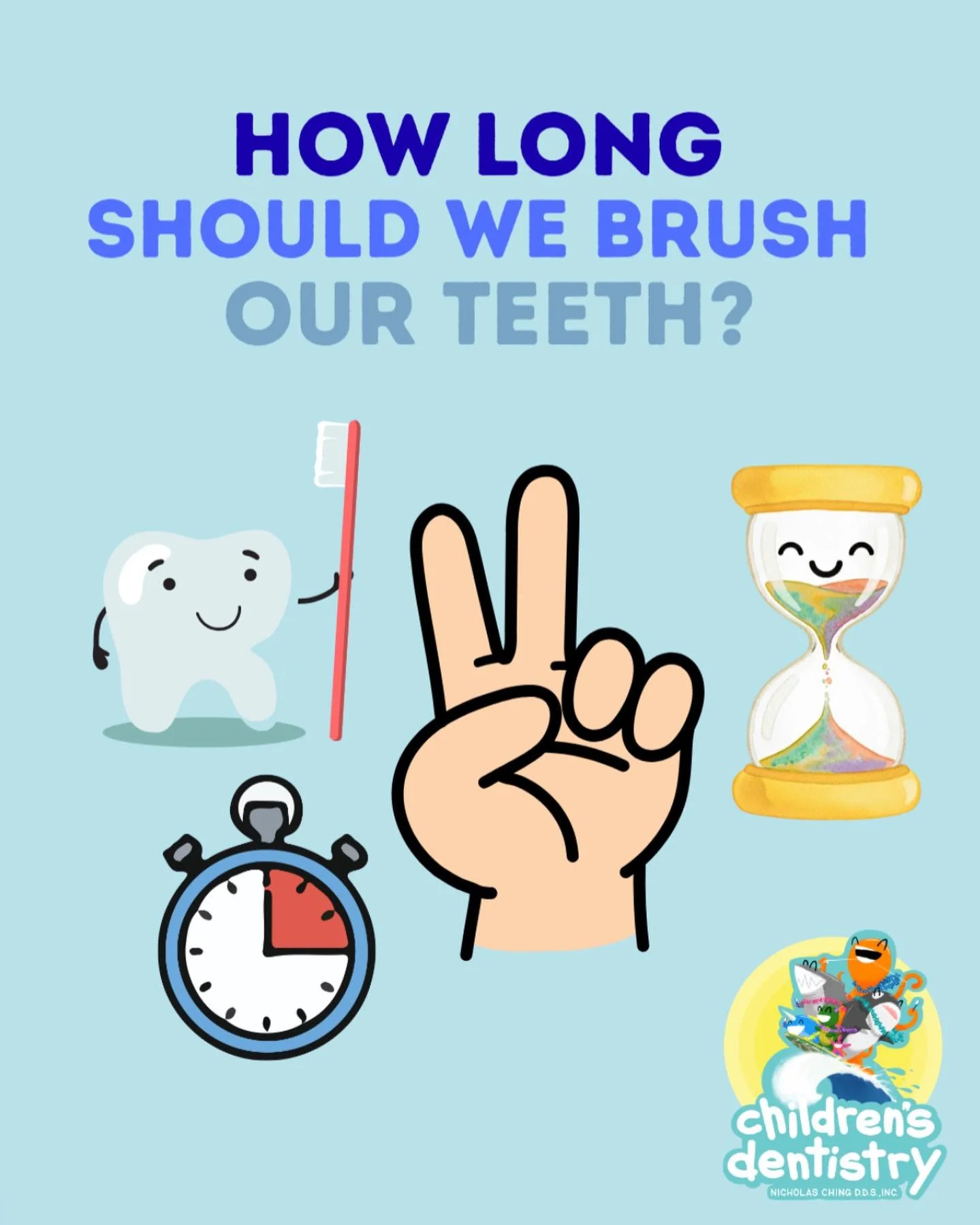 The magic number is 2! ✌️ ✅ Brush for 2 Minutes ✅ 2 Times a day It&rsquo;s the simple recipe for a healthy smile during National Children&rsquo;s Dental Health Month. How do you make brushing fun at home? Music? Apps? Tell us below! 👇