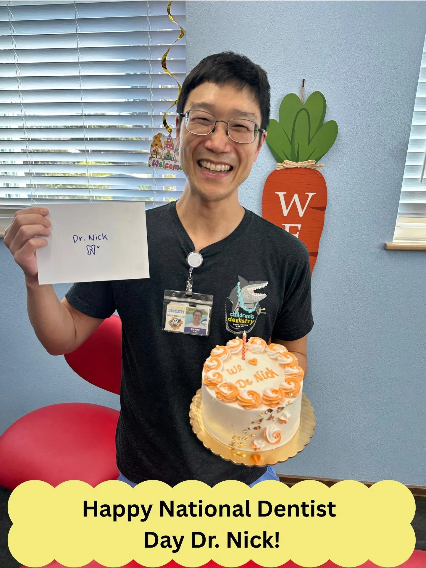 Wishing a very Happy National Dentist&rsquo;s Day to our wonderful Dr. Nick! He is truly dedicated to making pediatric dentistry a positive, stress-free, and happy experience for every child who walks through our doors. We are so grateful for the gen