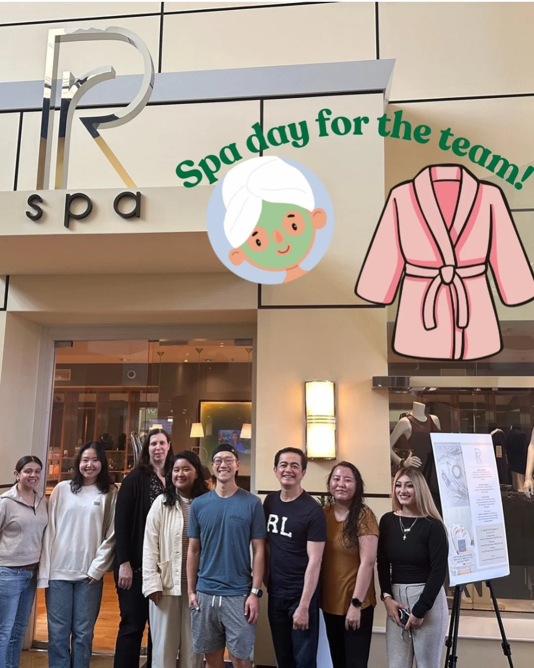 Scrubs off, spa mode on! 💆&zwj;♀️✨
We had a little Friday team outing to relax, recharge, and enjoy some well-deserved self-care together. Between massages, facials, and lunch with this amazing crew, it was the perfect chance to unwind and spend som