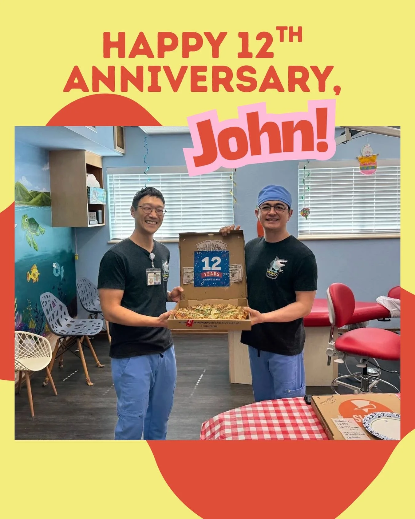 Celebrating 12 incredible years with John! 🎉
As Dr. Nick&rsquo;s amazing RDA, John has been such a huge part of our team&mdash;bringing skill, dedication, and a calm, caring presence to every patient he sees. We&rsquo;re so grateful for everything h