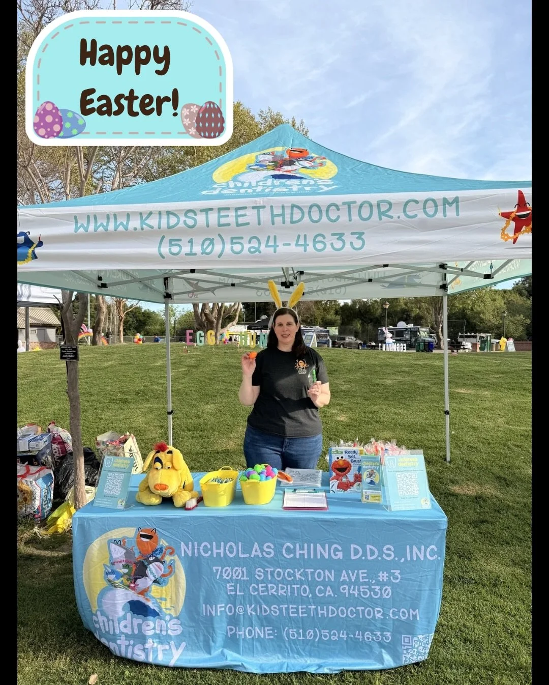 Hoppy Easter from all of us at Children&rsquo;s Dentistry! 🐰🌸 We had an egg-stra fun time celebrating at the Pinole Spring Egg Hunt and loved seeing so many bright smiles out in the community. From egg hunts to sweet treats and lots of laughter, it