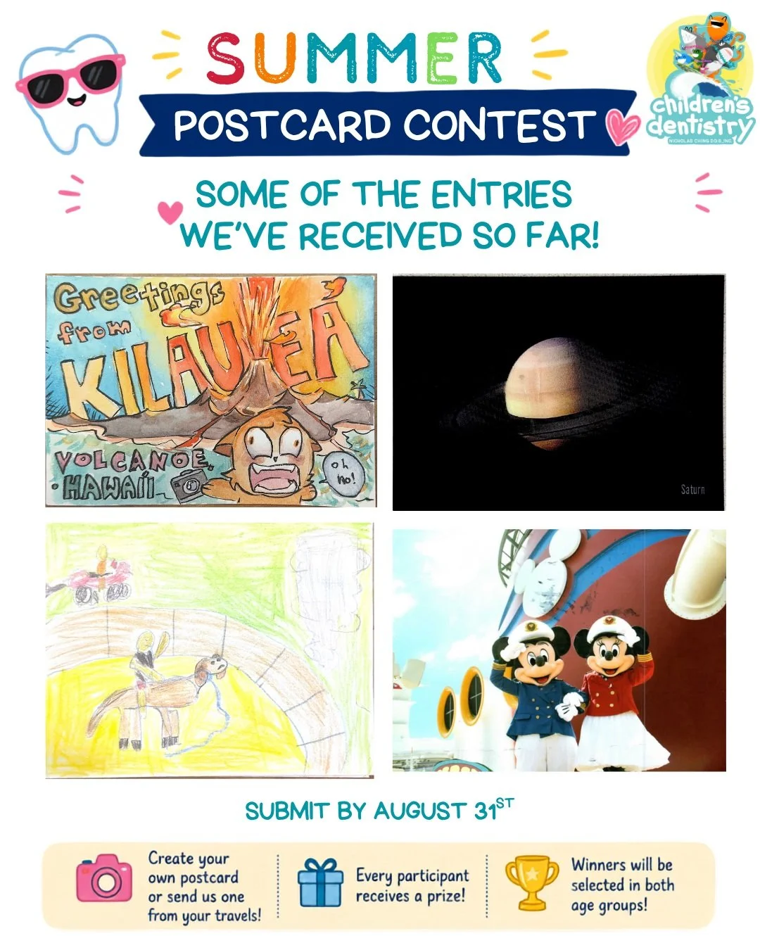 ☀️📬 Our Summer Postcard Contest is bringing smiles to our office!
We've loved seeing all of the creative postcards that have been coming in so far. From exciting vacations to imaginative artwork, every entry has been unique, and it's been so much fu