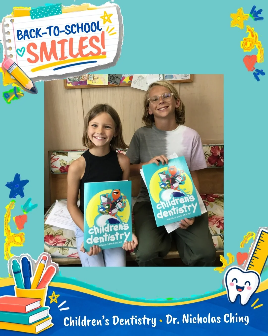 Ready to learn, grow and smile! 🎒📚

Our patients have been heading back to school with some special goodies from Children&rsquo;s Dentistry. We hope these back-to-school treats add a little extra excitement to the start of their new school year! 🦷