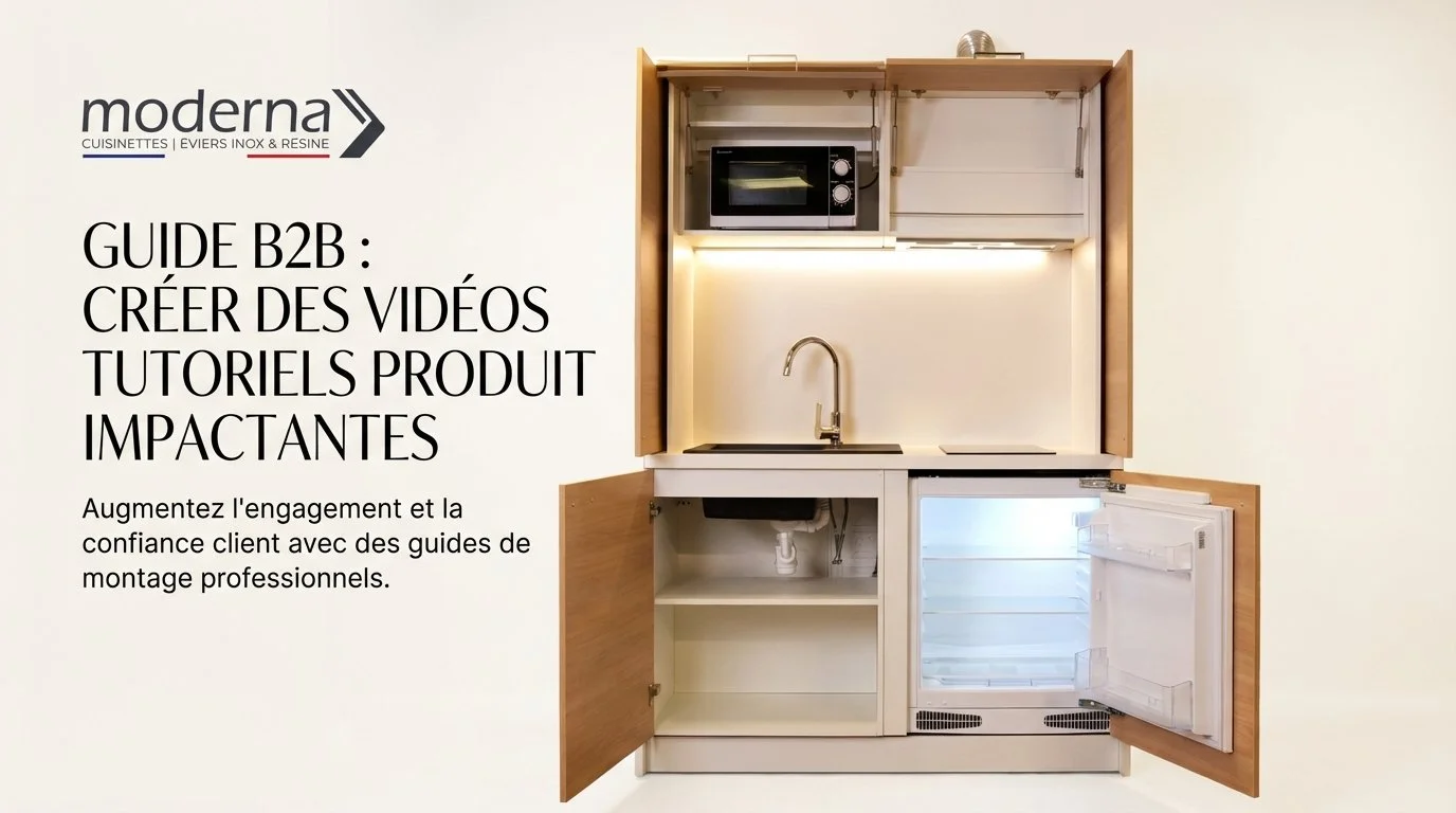 Vidéo tutoriel produit : comment valoriser votre produit et réduire les erreurs d’installation - Etude de Cas Combibloc ONELIA Moderna