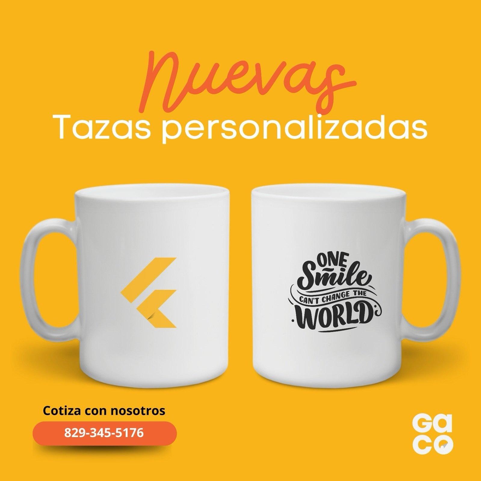 Tazas personalizables ideales para reforzar la identidad de tu marca! 🤩 

Cotiza con nosotros y obt&eacute;n un S&Uacute;PER PRECIO en compras al por mayor! ✅

▶️ Escr&iacute;benos a ventas@papeleriagaco.com o v&iacute;a WhatsApp al 829-345-5176 🤩
