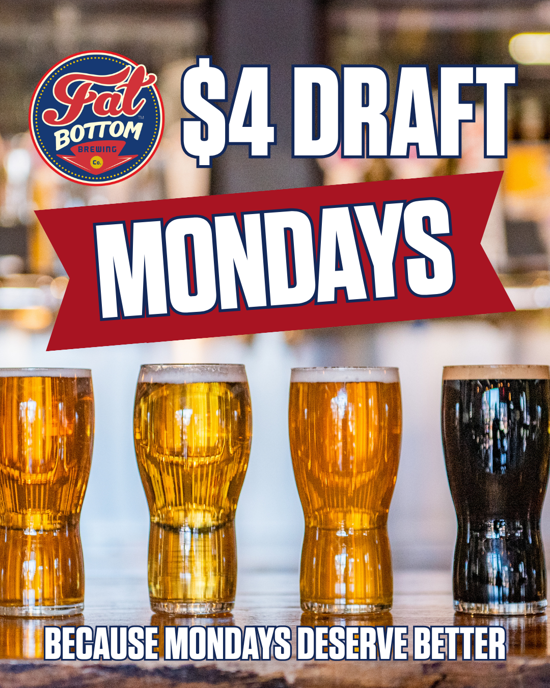 $4 Draft Mondays