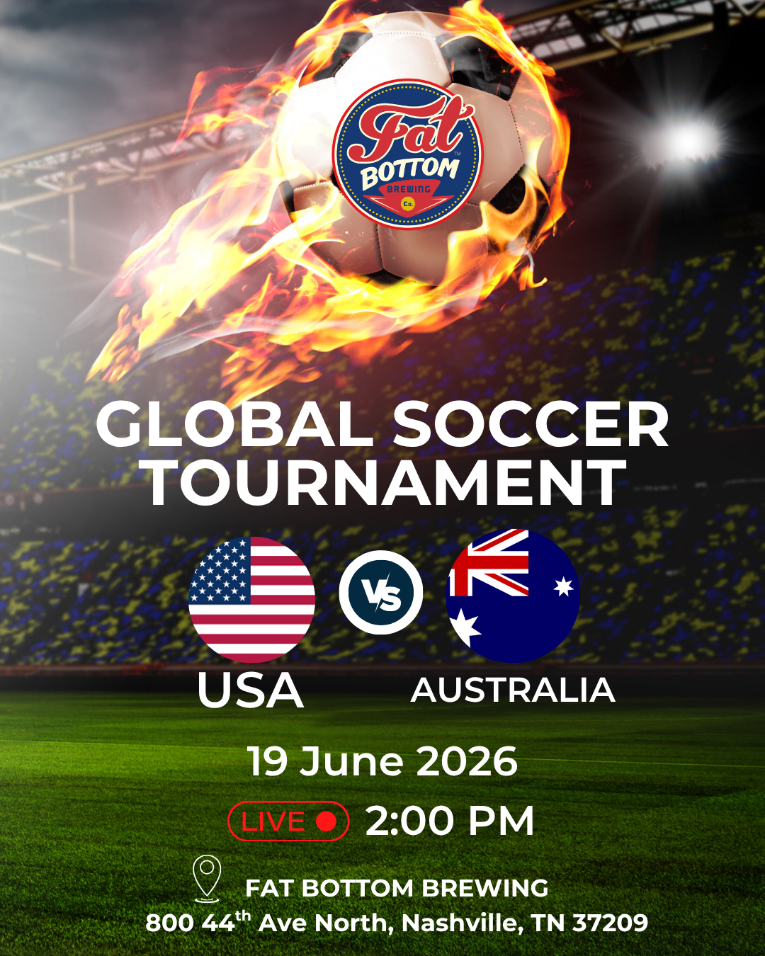 USA vs. AUSTRALIA Watch Party