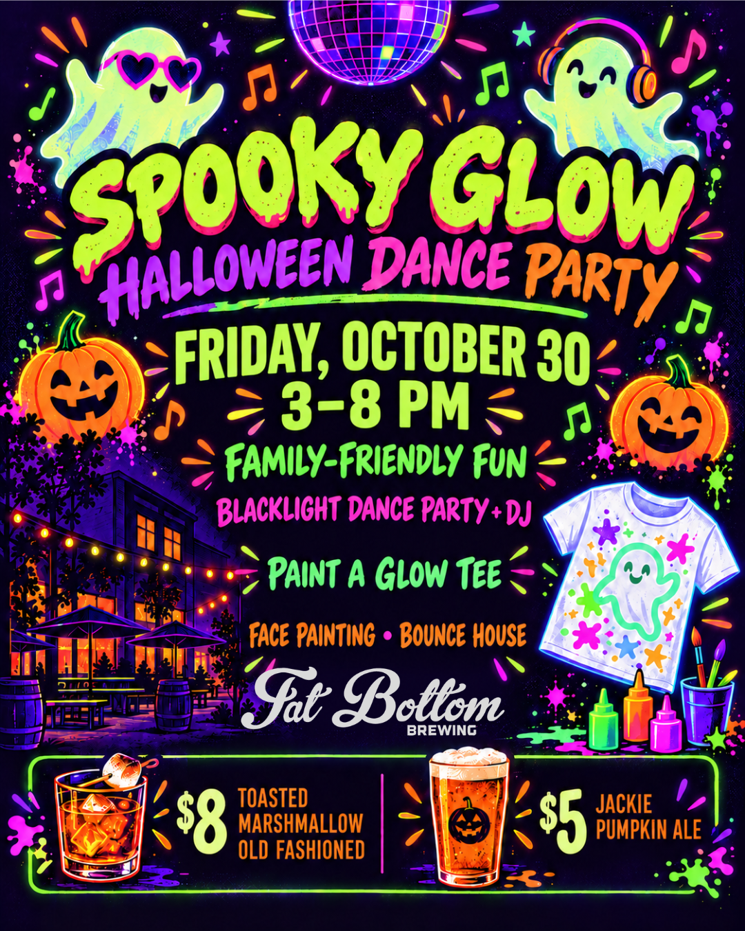 Halloween Glow Dance Party