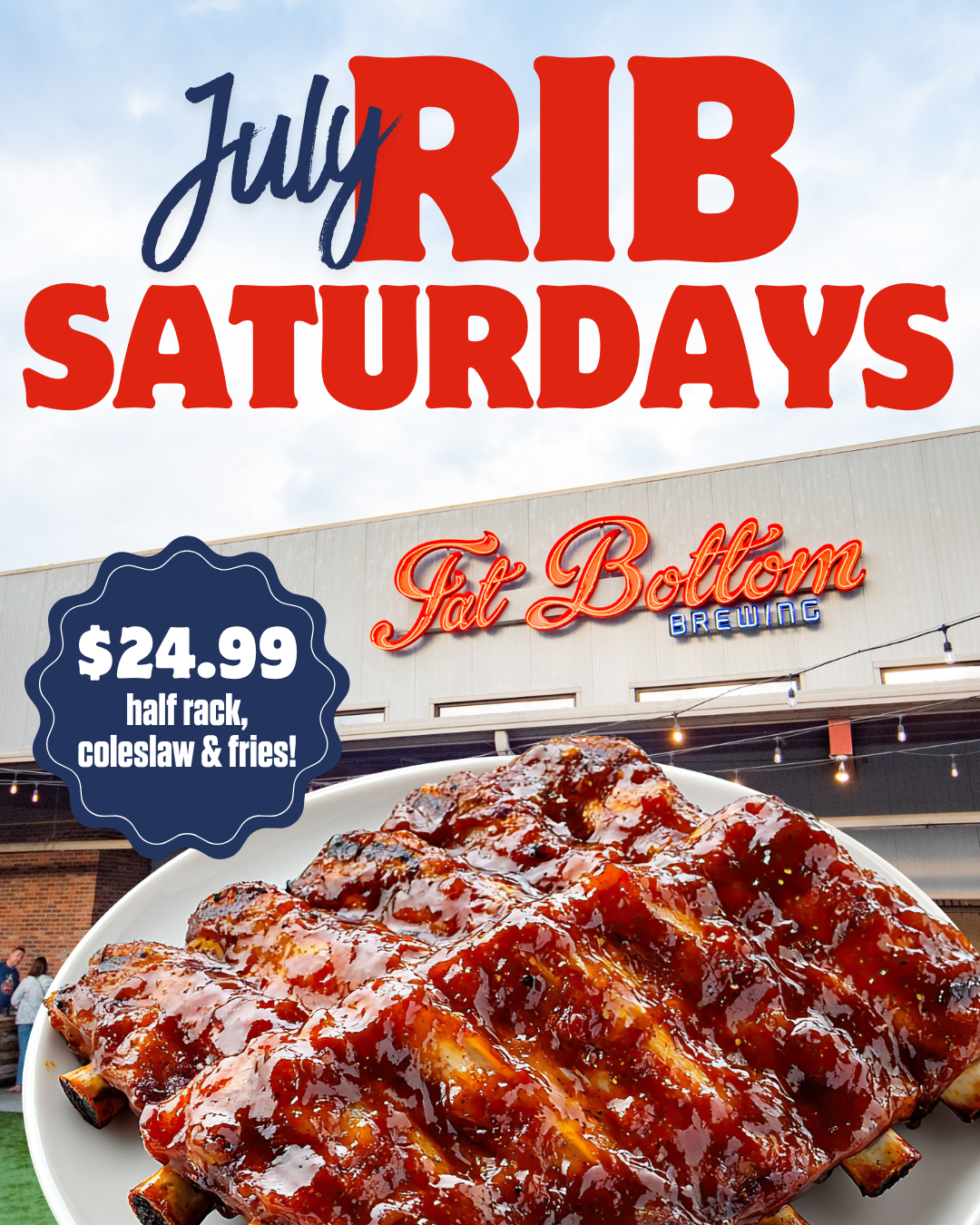 RIBS &amp; Live Music Saturday