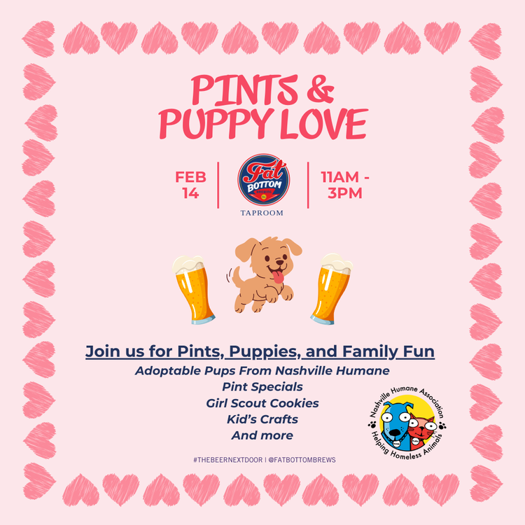 Pints & Puppy Love — Fat Bottom Brewing Co.