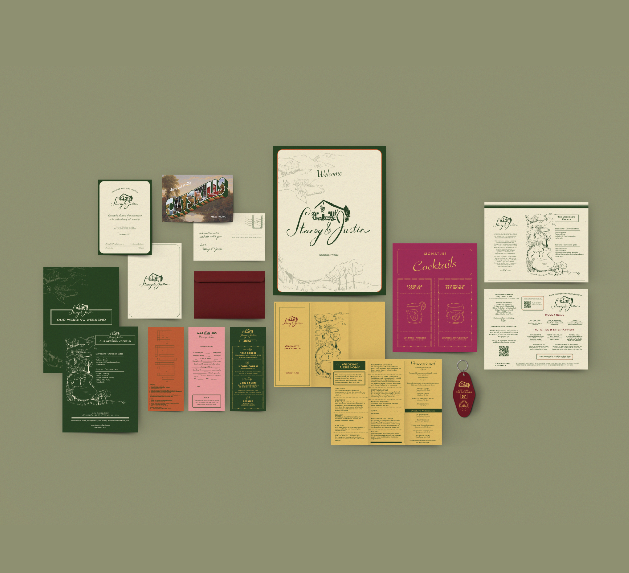 Catskills Wedding Stationery