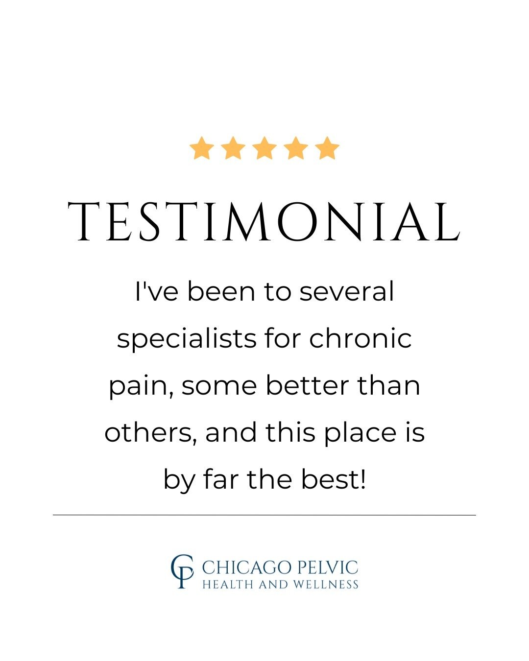 ✨Testimonial Tuesday✨

😫Chronic pelvic pain can feel so frustrating to navigate, especially when nothing is coming up on tests or images. 

🧩 Often times the pelvic floor is the missing piece to treating pelvic pain! 

🏃 We are so glad that patien