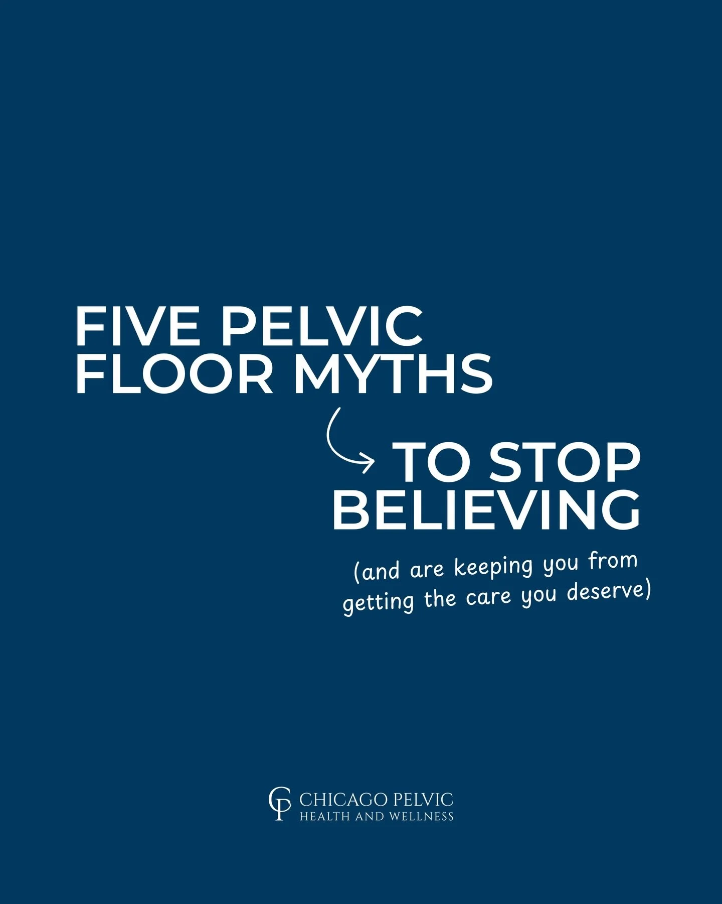 Your pelvic floor didn&rsquo;t come with an instruction manual 📖, but it definitely came with some wild misconceptions.

Let&rsquo;s roast some myths that have been living rent-free in women&rsquo;s heads for way too long. Swipe through for the trut