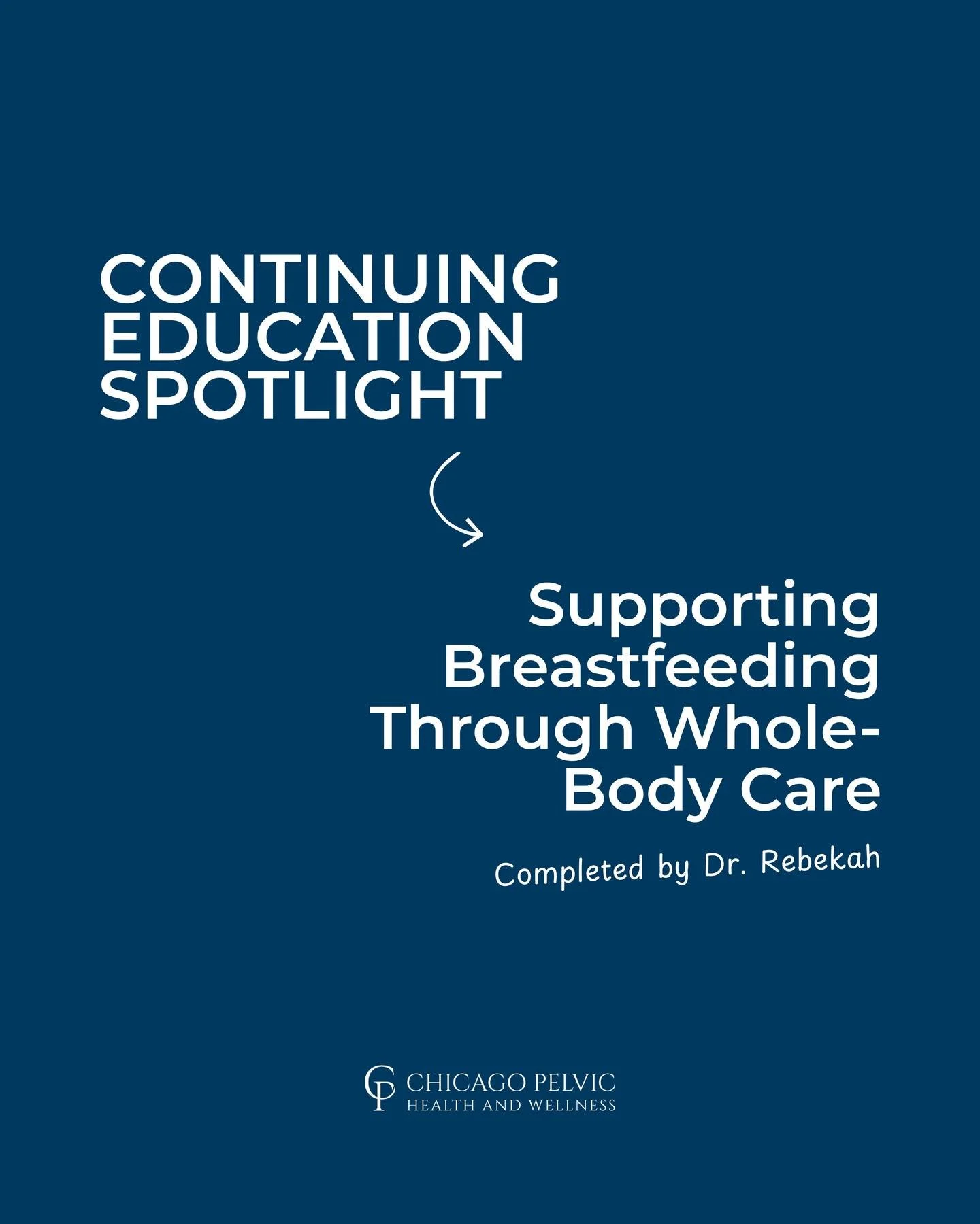 Breastfeeding support shouldn't stop at "just feed the baby" 👩🍼

Dr. Rebekah recently completed Pelvic Global's continuing education course on supporting breastfeeding through whole-body care because feeding isn't just about technique. It