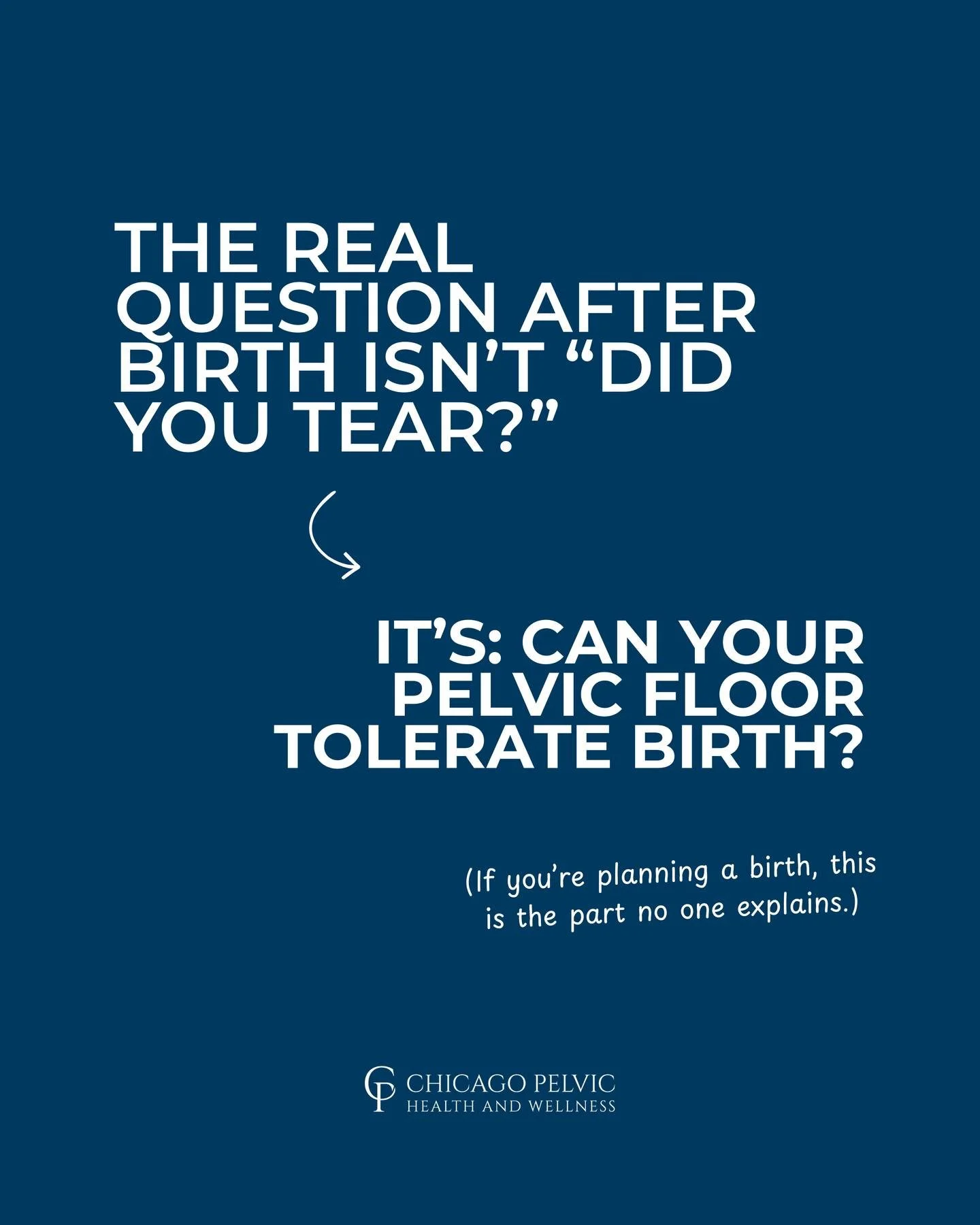 Everyone focuses on tearing. 🤰

Very few people talk about pelvic floor capacity.

Birth places real mechanical demand on the muscles and nerves that support bladder and bowel control. Symptoms aren&rsquo;t determined by one moment, they&rsquo;re de
