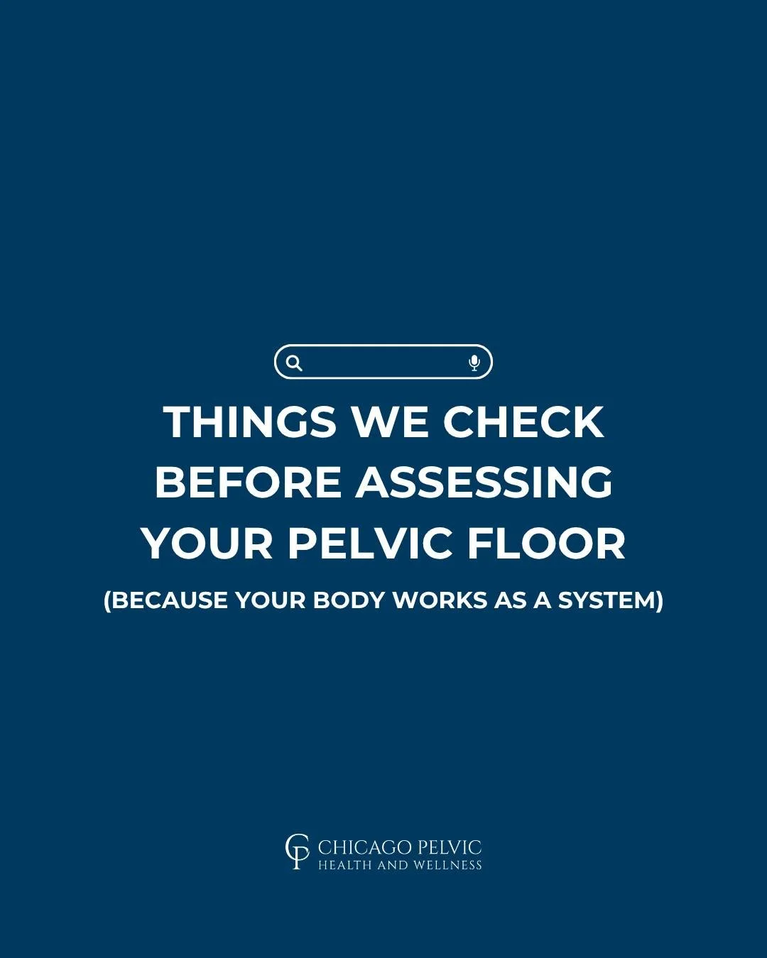 Your pelvic floor doesn't exist in a vacuum. 🫁

Before we even assess what's happening down there, here's what we look at. 👇

Because here's the thing: that leaking when you jump? Might be connected to how you breathe during exercise. 💨

That pelv