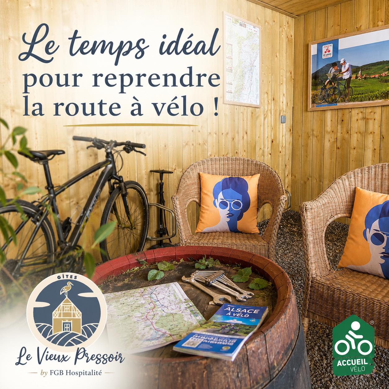 L'EuroVelo 5 en Alsace : une halte idéale au cœur du vignoble