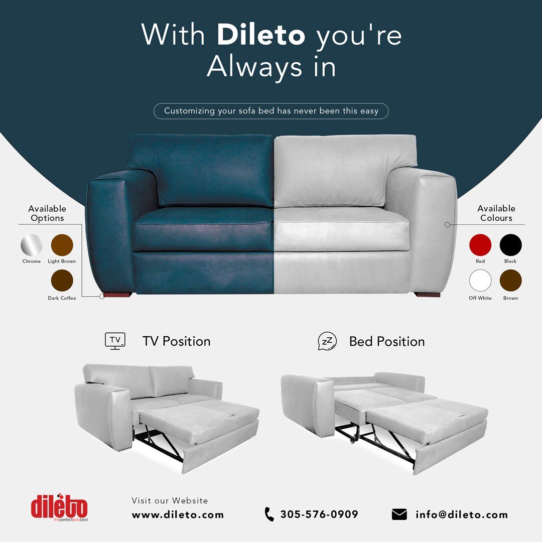 Your home is your personal space that's why all of our products are completely customizable, the options we give are the arm size and style, the type of back cushions, the finish of the legs and the stitching. We also offer a wide variety of leather 