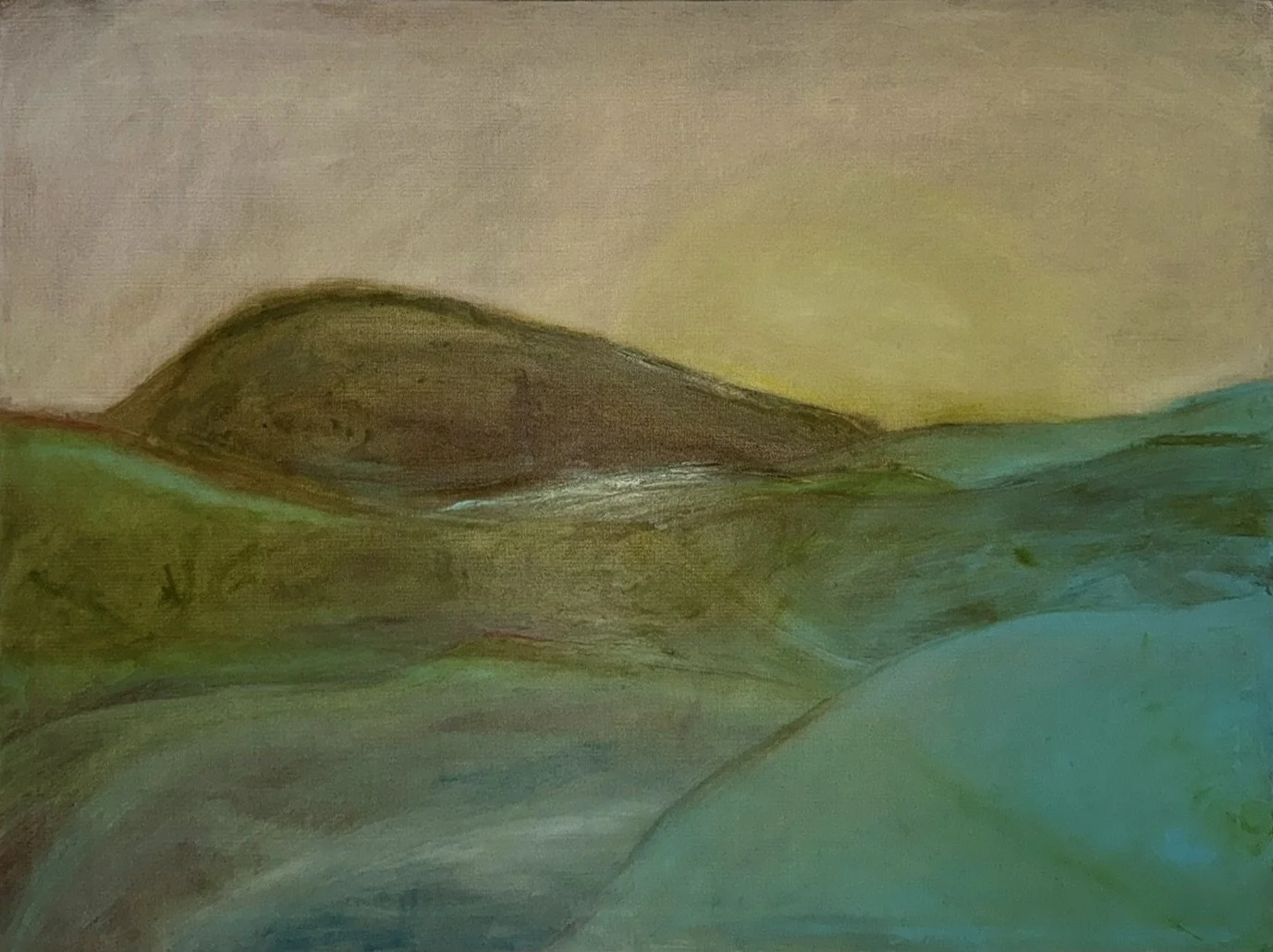 Rolling 
24" x 36"
acrylic + oil pastel on canvas 