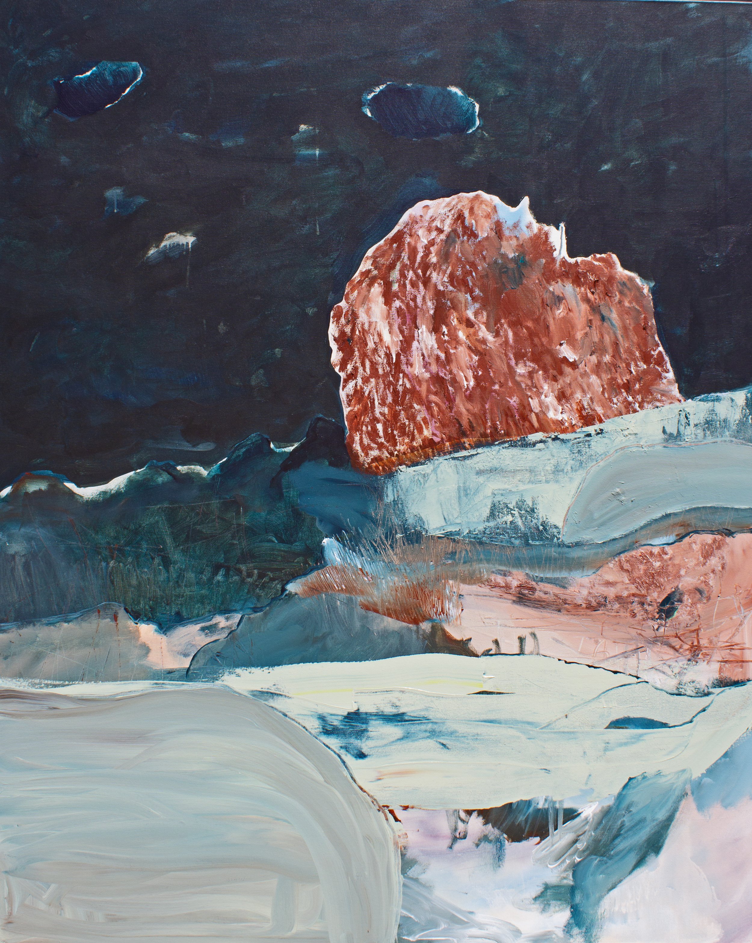 By Land Sea and Air 
60" x 48"
acrylic on canvas 