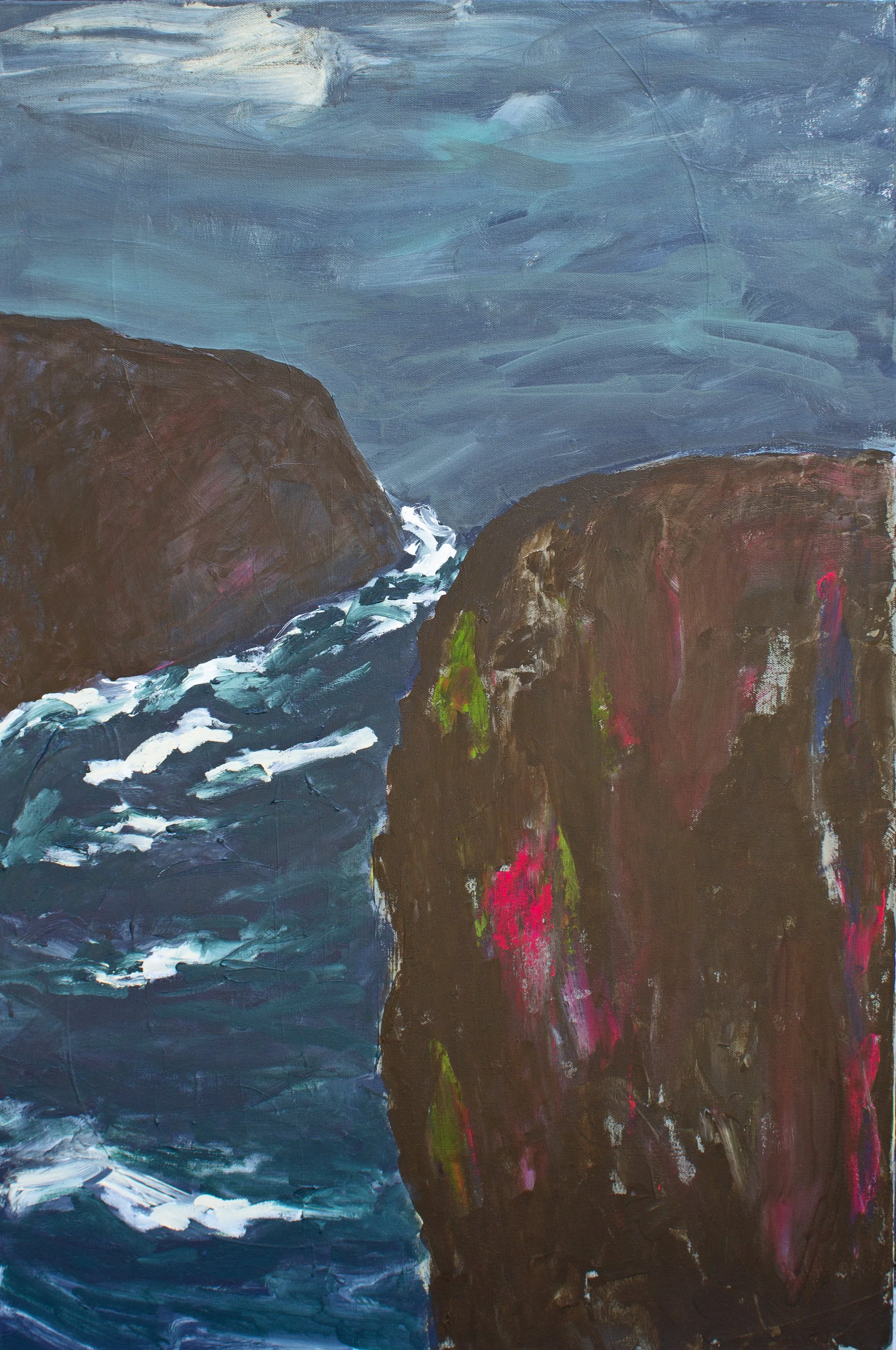 Scarp
24" x 36"
acrylic on canvas 