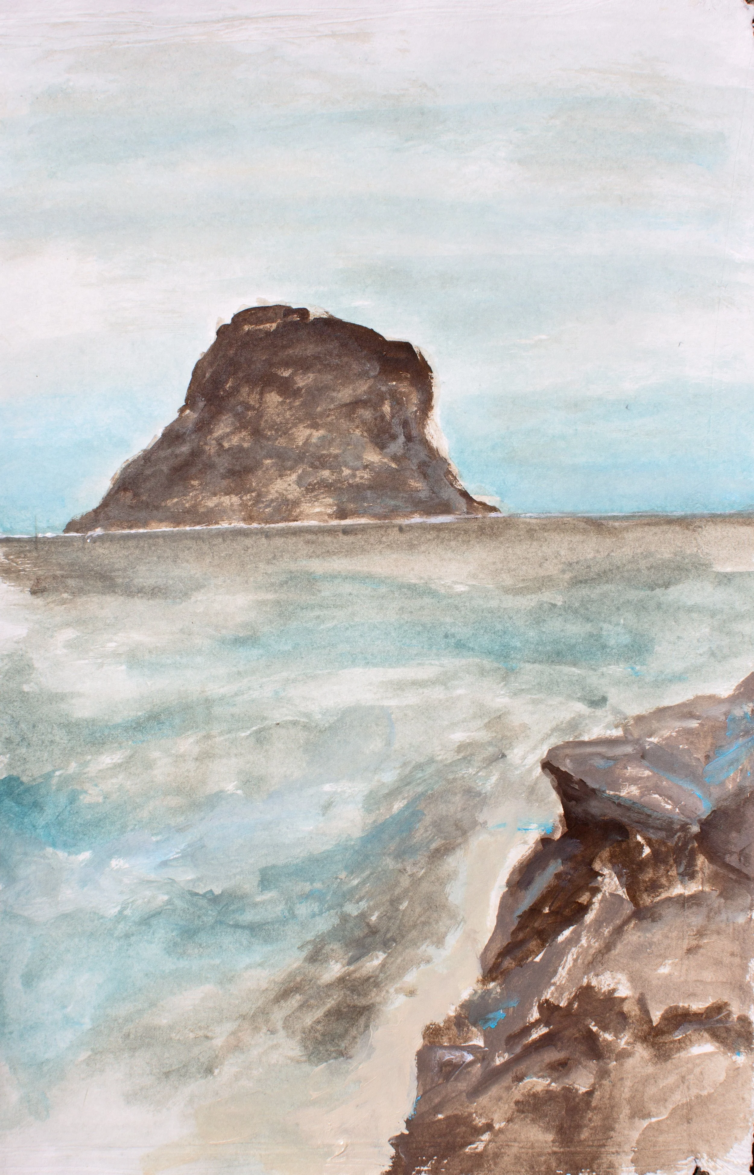 Horizon
17" x 26"
acrylic on handmade paper