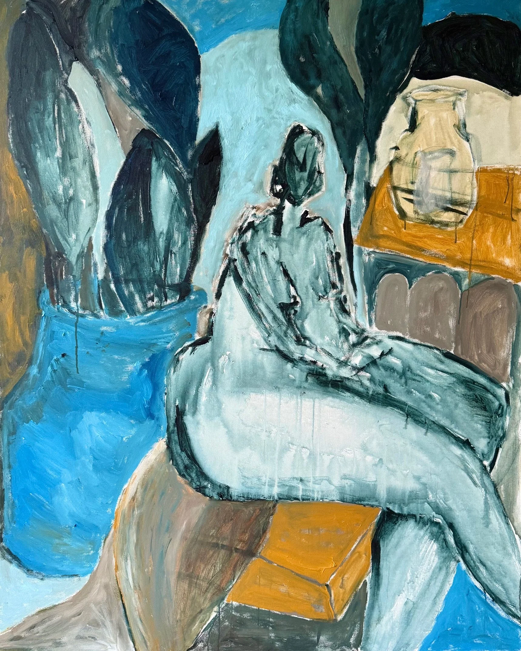 Ochre Table
48" x 60"
acrylic on canvas 