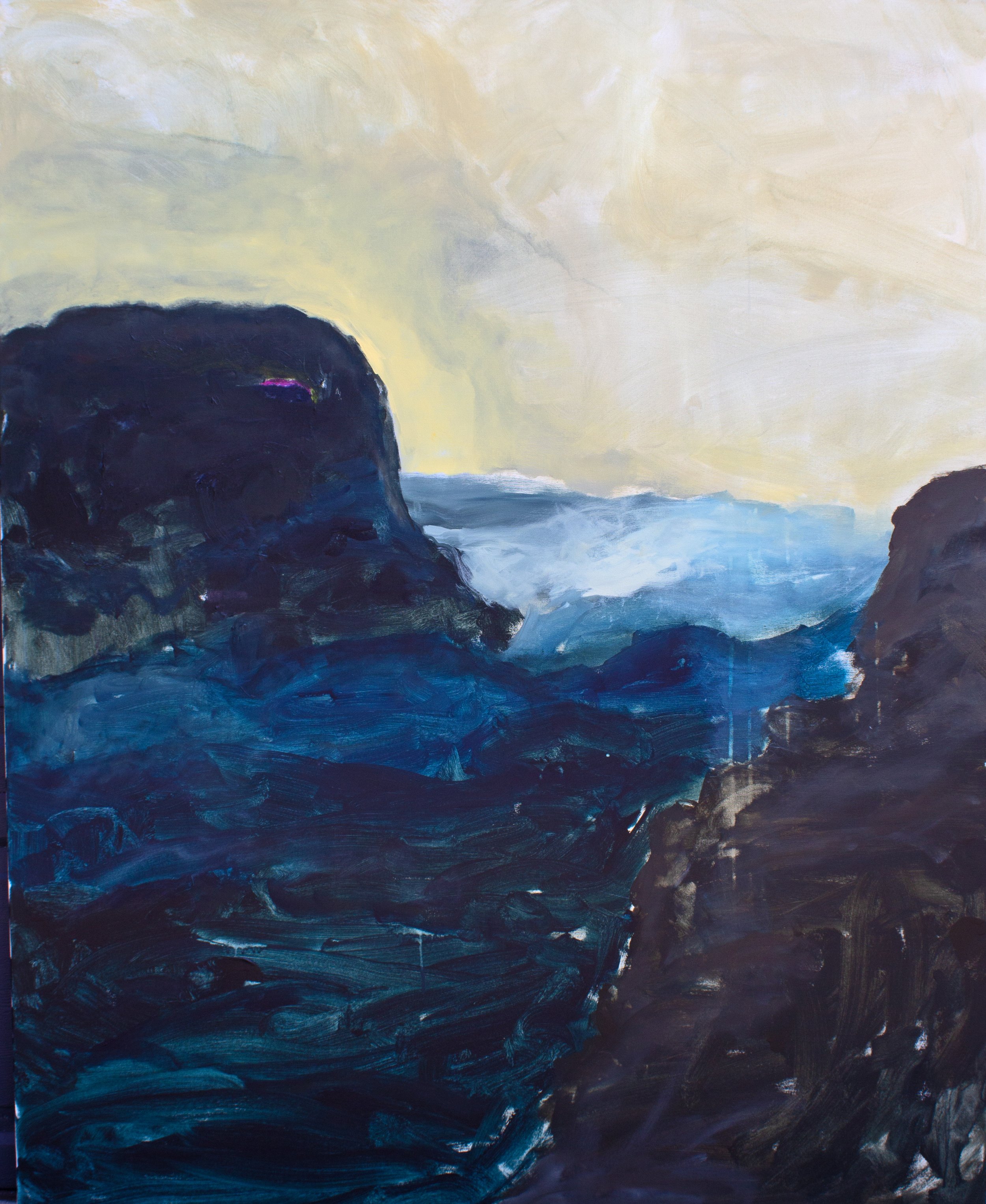 Cliffside
48" x 60"
acrylic on canvas 