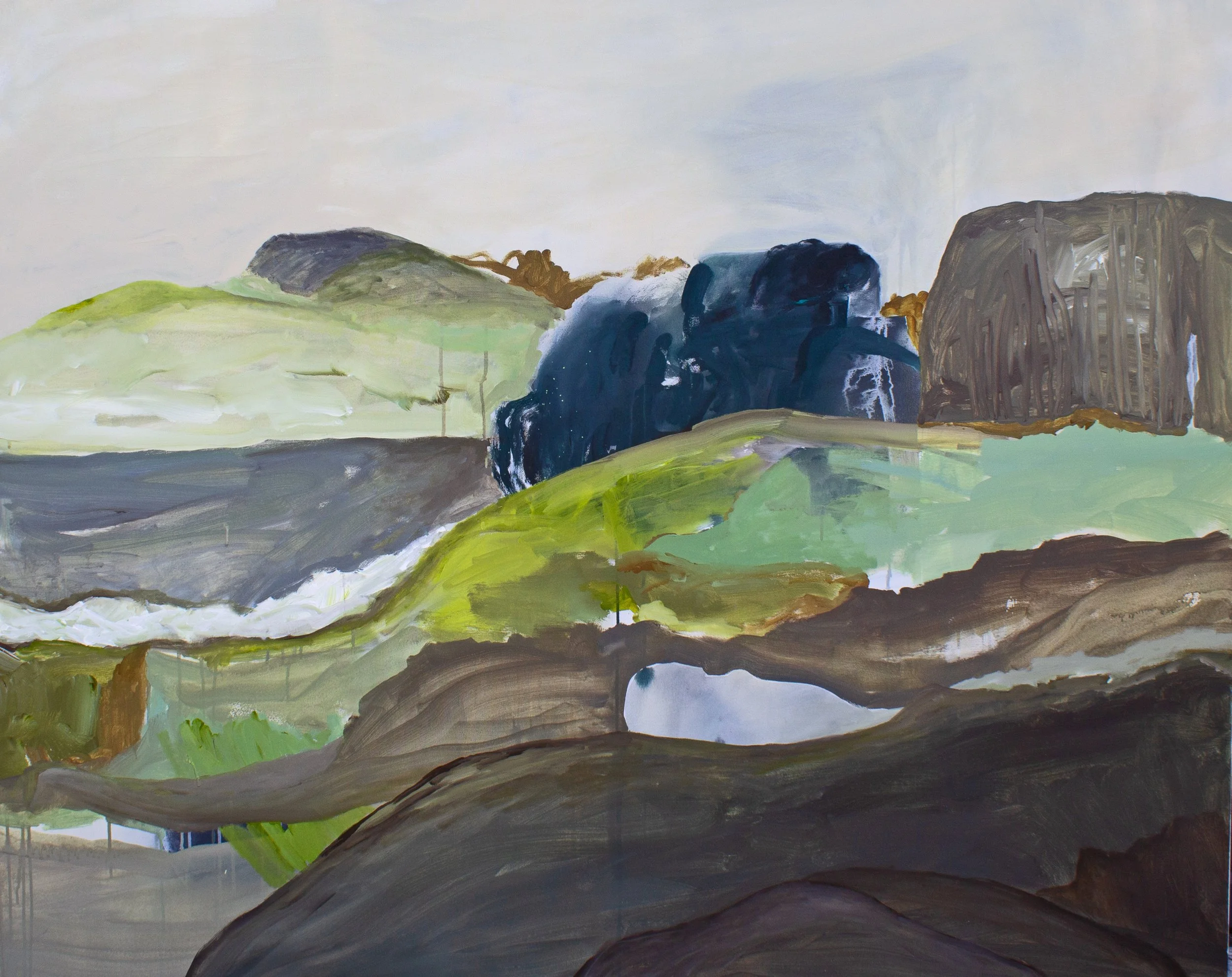 Coastal Bluff
48" x 60"
acrylic on canvas