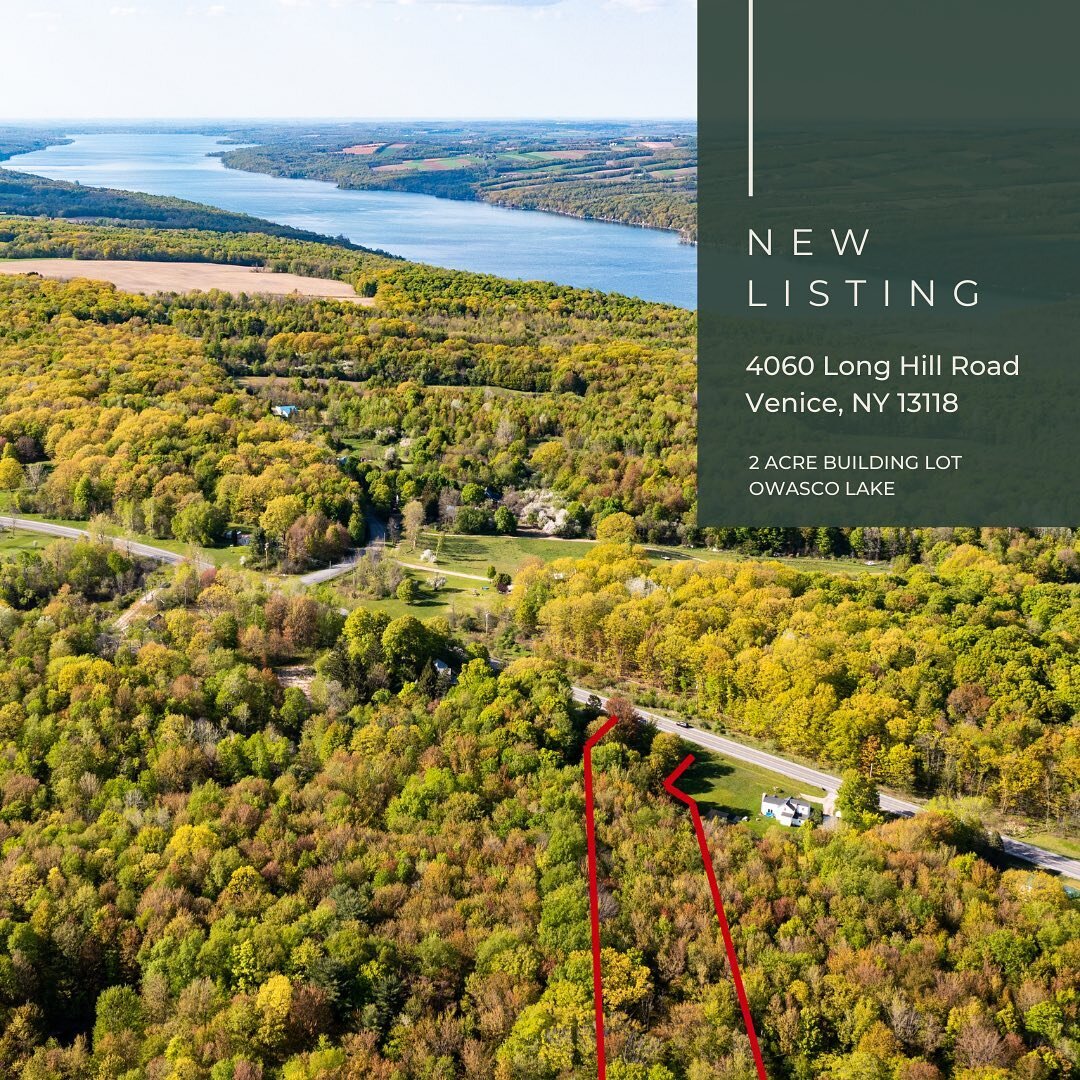 Newly listed 2 acre building lot conveniently located in the Finger Lakes Region between the City of Auburn and the Village of Moravia. It is in the Town of Venice near the south end of Owasco Lake and is in close proximity to South Shore Marina and 