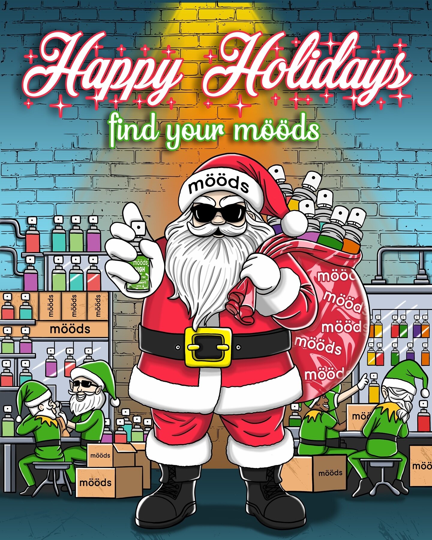 Happy Holidays! Whether you&rsquo;re naughty or nice, you deserve a m&ouml;&ouml;ds spray 😉 #findyourm&ouml;&ouml;ds