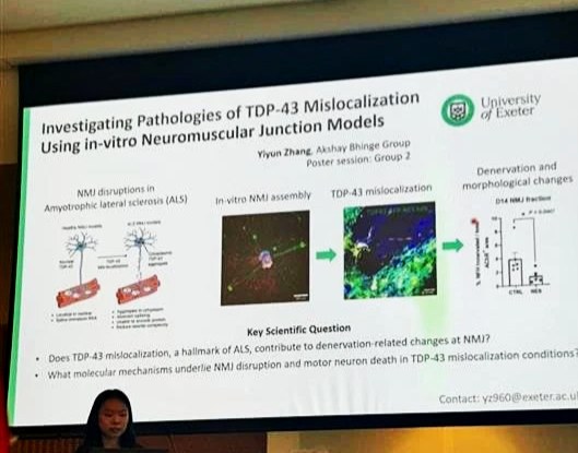 Aileen presenting her exciting work at the SCMN, Edinburgh 2025