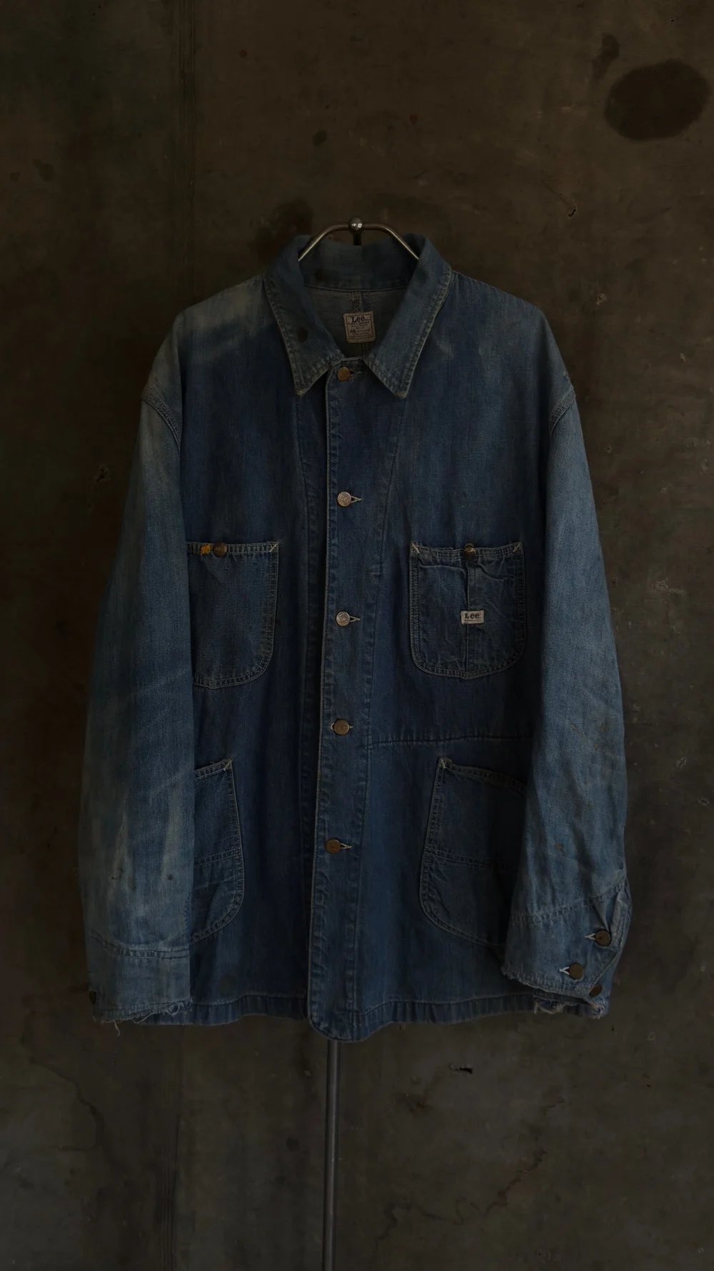 ジャケット・アウター 60's-70's Lee 91-J DenimCoverall USA 70's] Vintage Lee 91-J DENIM JACKET SIZE.38R