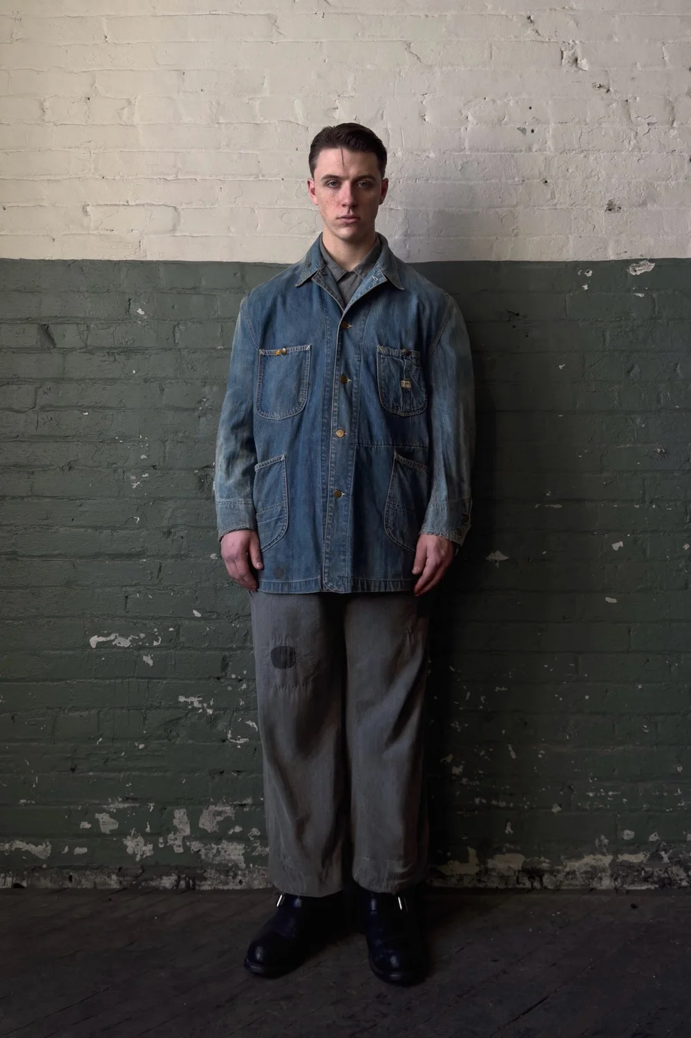 Early 1960s Lee 91-J Four Pocket Denim Chore Coat — The