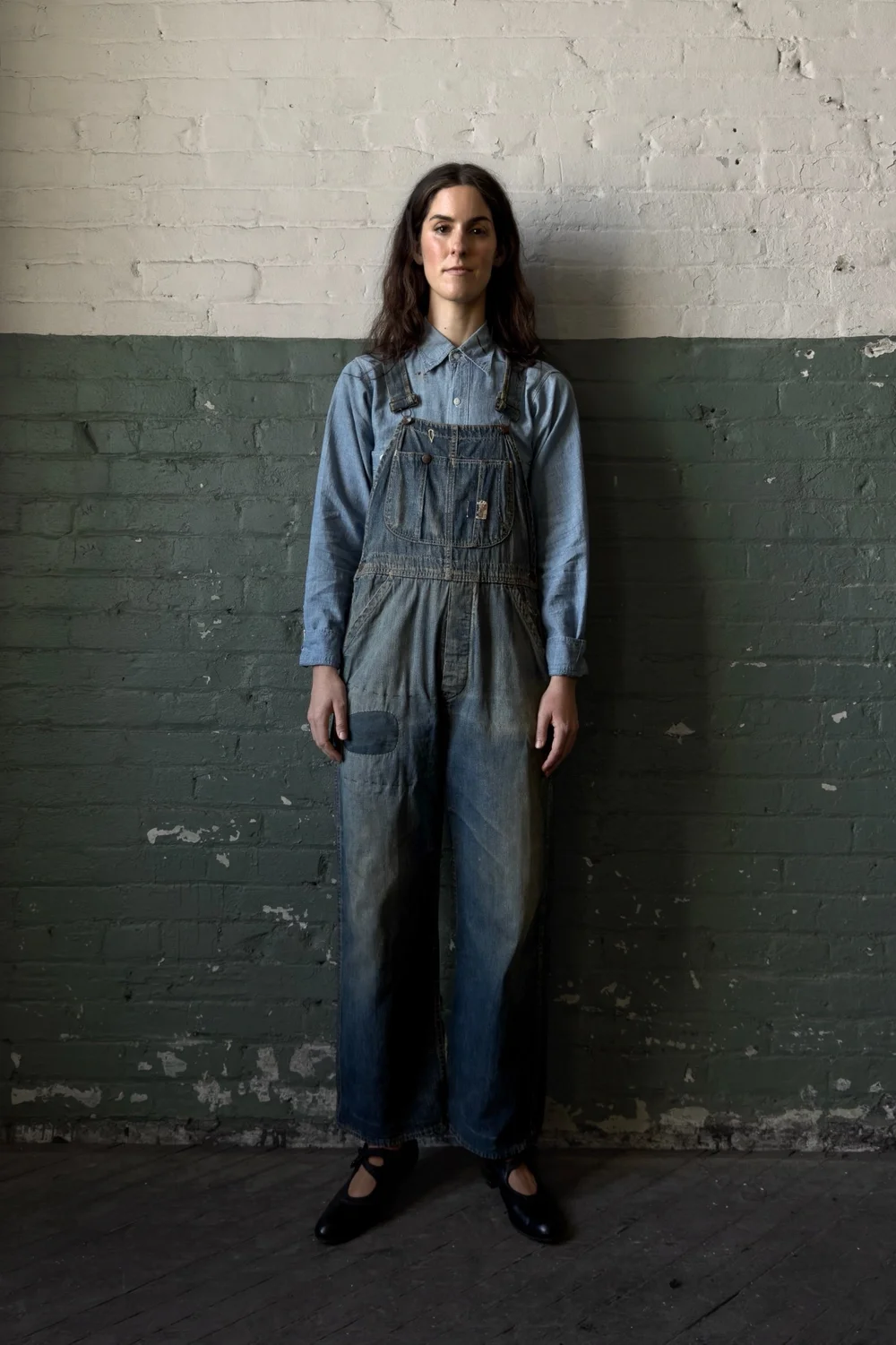 1930s Cowhide Brand Bib Overalls — The Brass Lady