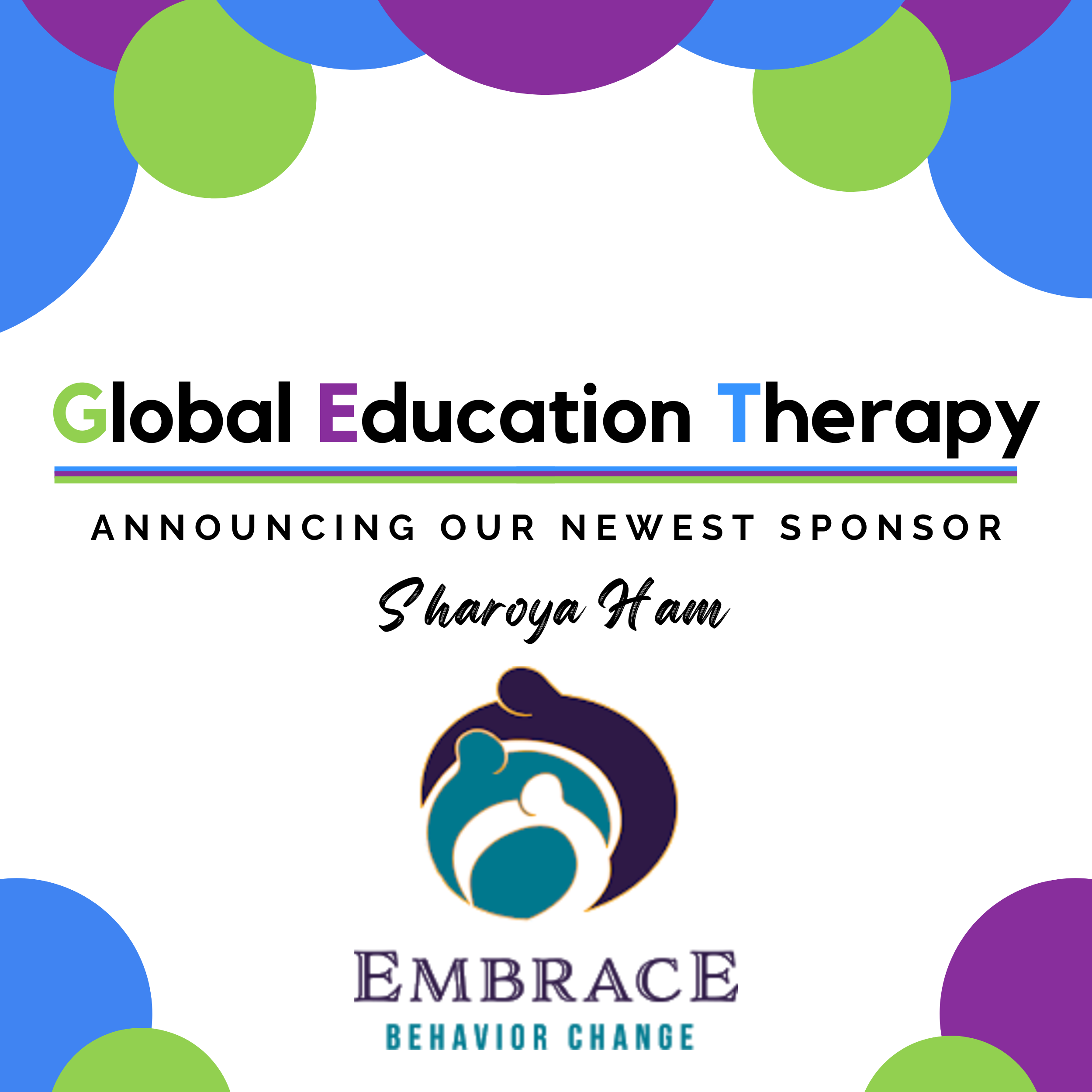Meet Our Newest Sponsor: Embrace Behavior Change