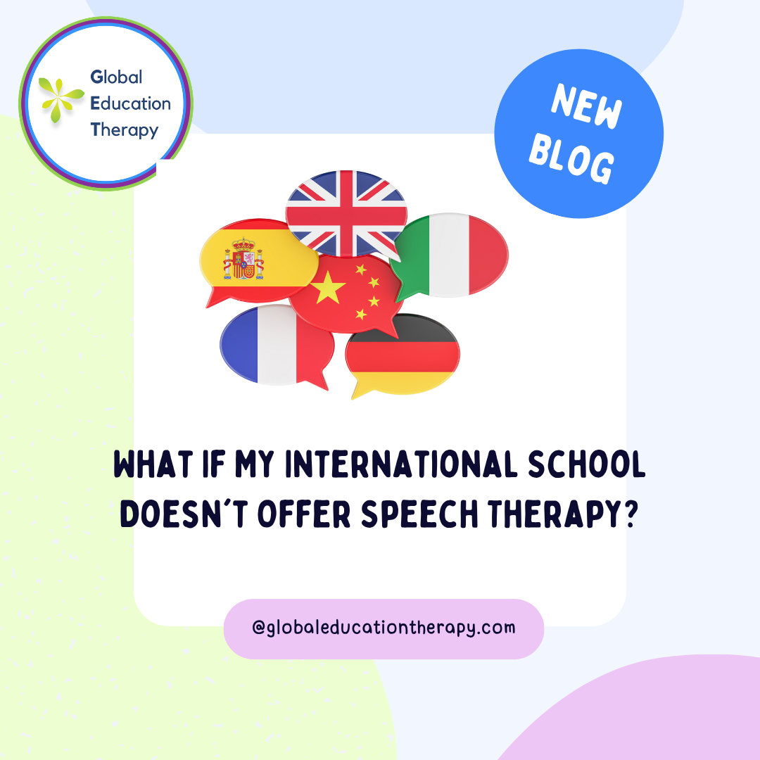 “What If My International School Doesn't Offer Speech Therapy?”