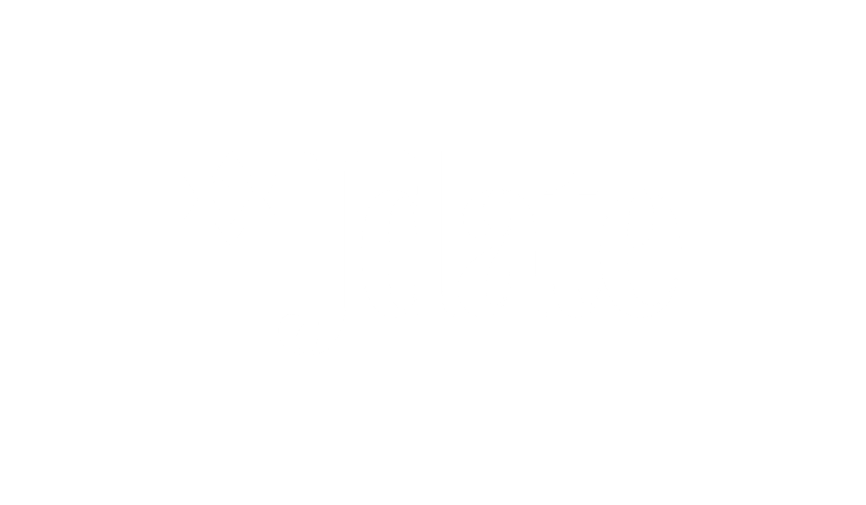 Black background with white text that reads 'save the date' and a star with a heart inside it.