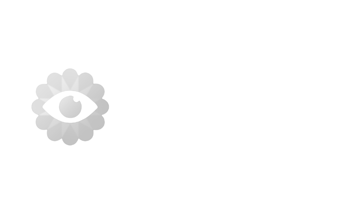 Loading spinner icon with a flower-shaped design and gray color.