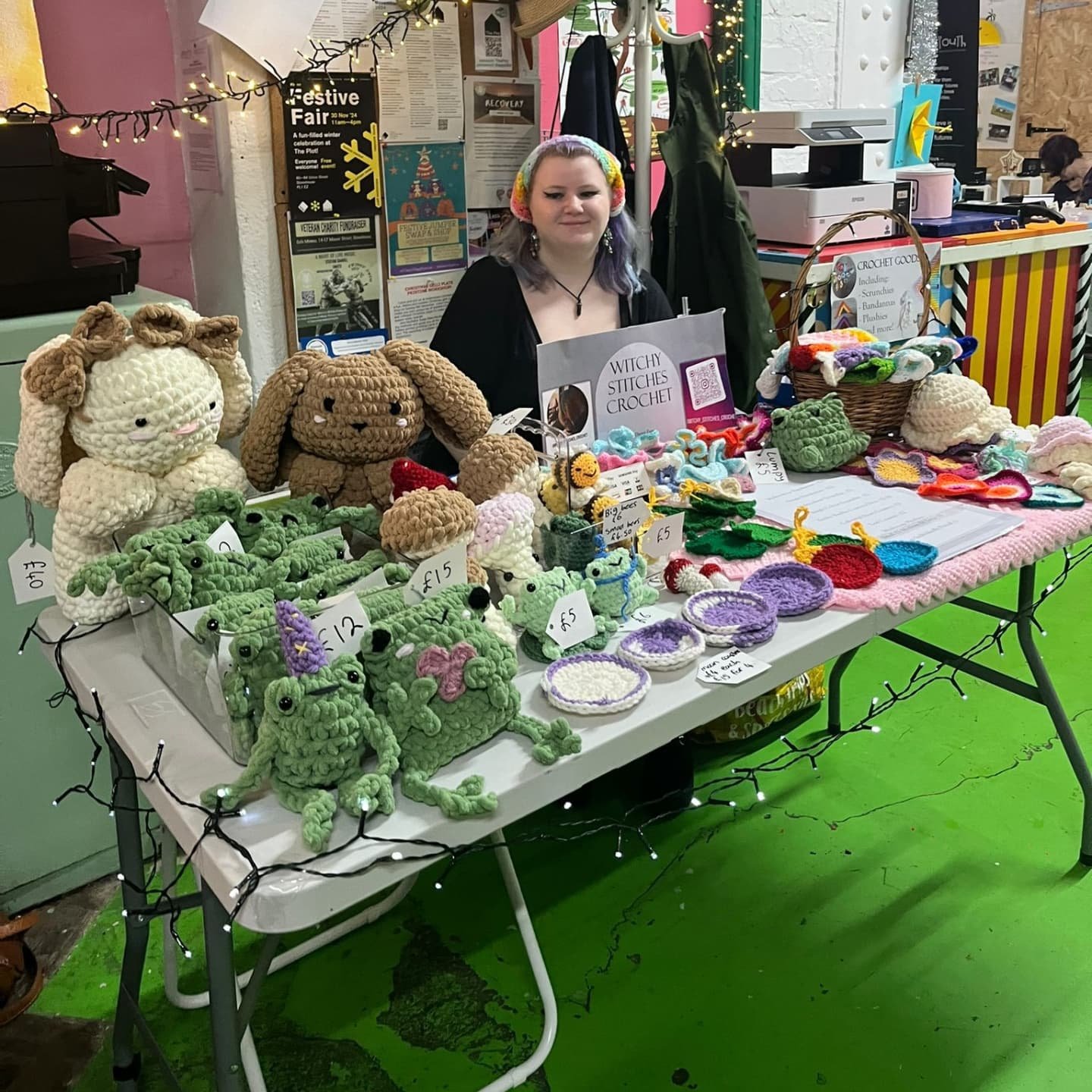 All set up for the Festive Fair! Pop in to support local businesses and makers and get creative yourself.

#Plymouth #festive #market #unionstreet #supportlocal #community
