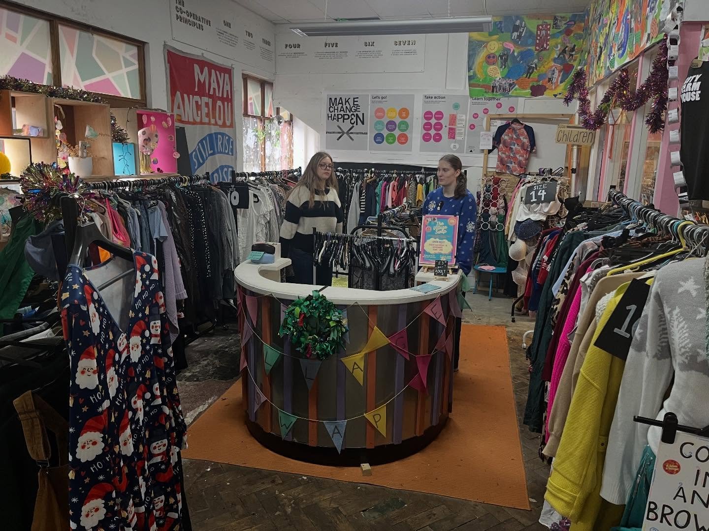 It&rsquo;s the Festive Fair today! @theplot_unionstreet pop in we are open til 4pm! Loads of amazing crafts and home made items for sale that would make great Christmas presents!