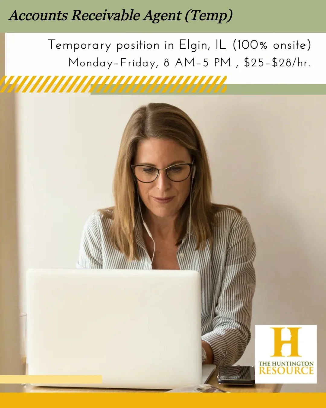 ‼️NEW Opportunity‼️ Temporary Accounts Receivable Specialist | Elgin, IL 
We're on the lookout for a detail-driven Accounts Receivable professional to join, a global leader in precision gear grinding, in an Elgin office for a 6–9 month assignm