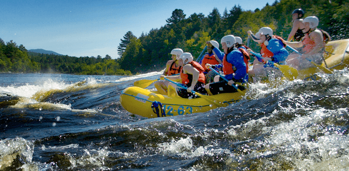 The Skowhegan hotel — Maine white water rafting