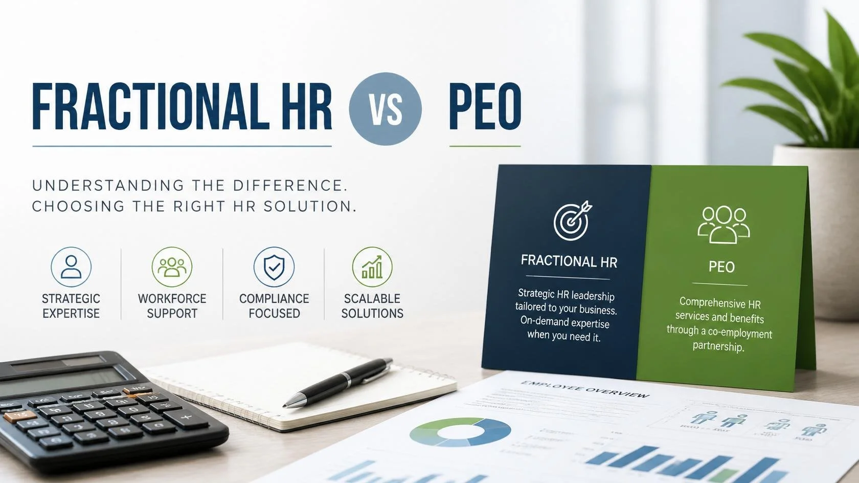 Fractional HR vs. PEO: Which One Does Your Business Actually Need?